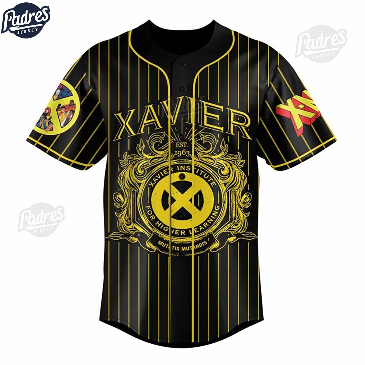 Custom X-Men Xavier Baseball Jersey - Padres Jersey Oasis: Elevate Your Baseball Style Game T-Shirts, Hoodie,... (Image 1)