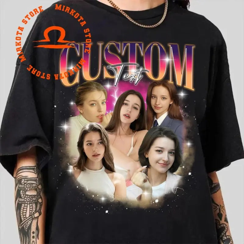Custom Your Own Bootleg Tee, Retro Custom Bootleg Rap Tee, Custom Bootleg, Custom Your Photo, Insert Your Design, Bootleg...
