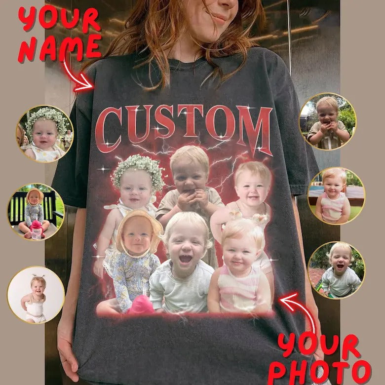 Custom Your Own Photo Shirt, Custom Bootleg Shirt, Custom Photo T-shirt, HL12 Hoodie, Sweatshirt | WearSparks.com