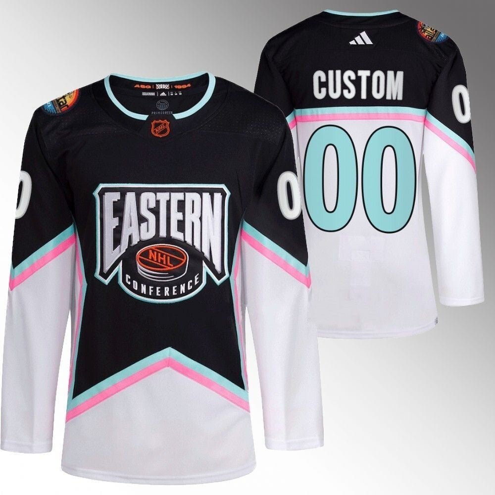 Custom NHL 2023 All-Star Game Black Jersey Eastern Conference