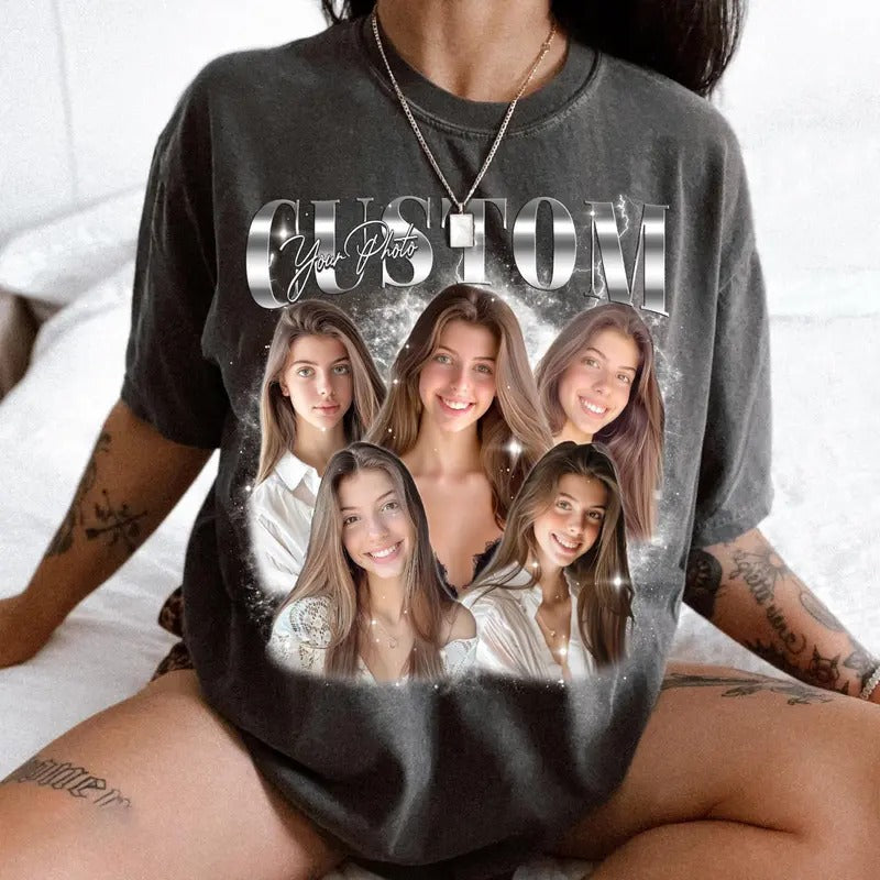 Customized Bootleg Rap Tee, Custom Girlfriend Bootleg Shirt, Personalized Birthday Gifts, Boyfriend Gifts, Gift For...