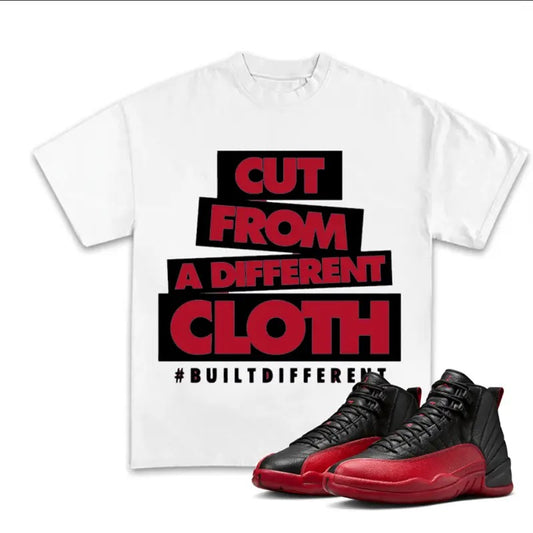 Cut From A Different Cloth Match 12 Retro Flu Game Outfits, Menswear Graphic Tee Cotton T-shirt, Y2K Streetwear, Hip Hop...
