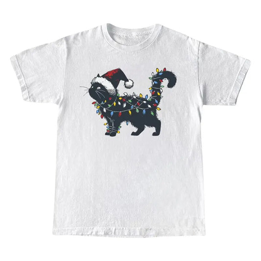 Cute Cat Christmas Shirt, Funny Christmas Shirt, Cat Lover Christmas Gift Hoodie, Sweatshirt | WearSparks.com