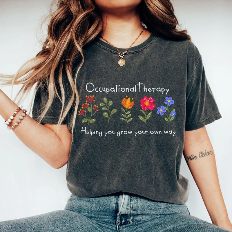 Cute Occupational Therapy Shirt, OT Shirt, Special Education Shirt, Therapist Gift, Aesthetic Therapy Shirt, Sped Teacher...