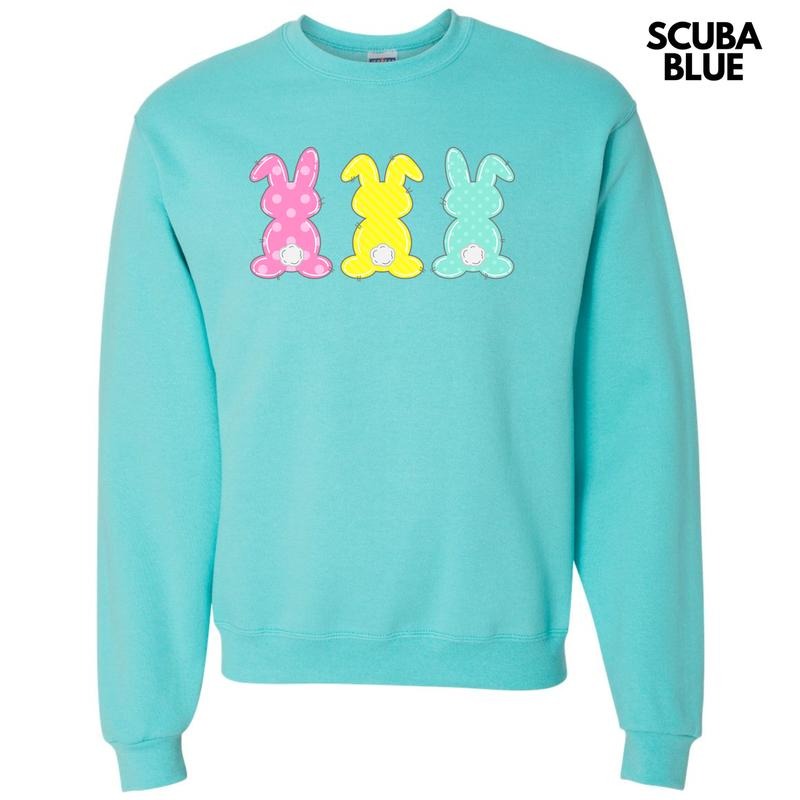 Cute Pattern Bunny Trio Sweatshirt 'NLB' T-Shirts, Hoodie | WearSparks.com