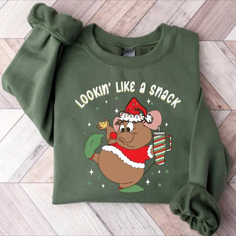 Cutes Looking Like a Snack Christmas Sweatshirt, Cute Christmas Hoodie, Family Christmas Sweater, Cute Youth Christmas...