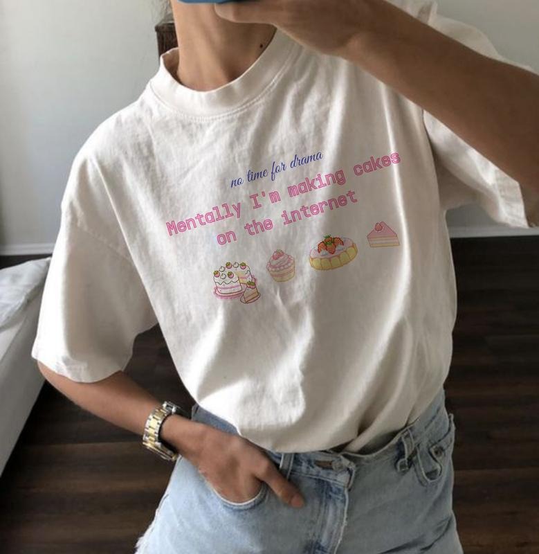 Cyber Y2k Shirt Harajuku Street Style Shirt Funny Slogan Tee Funny Shirt Futuristic Shirt Graphic Shirt For Women...