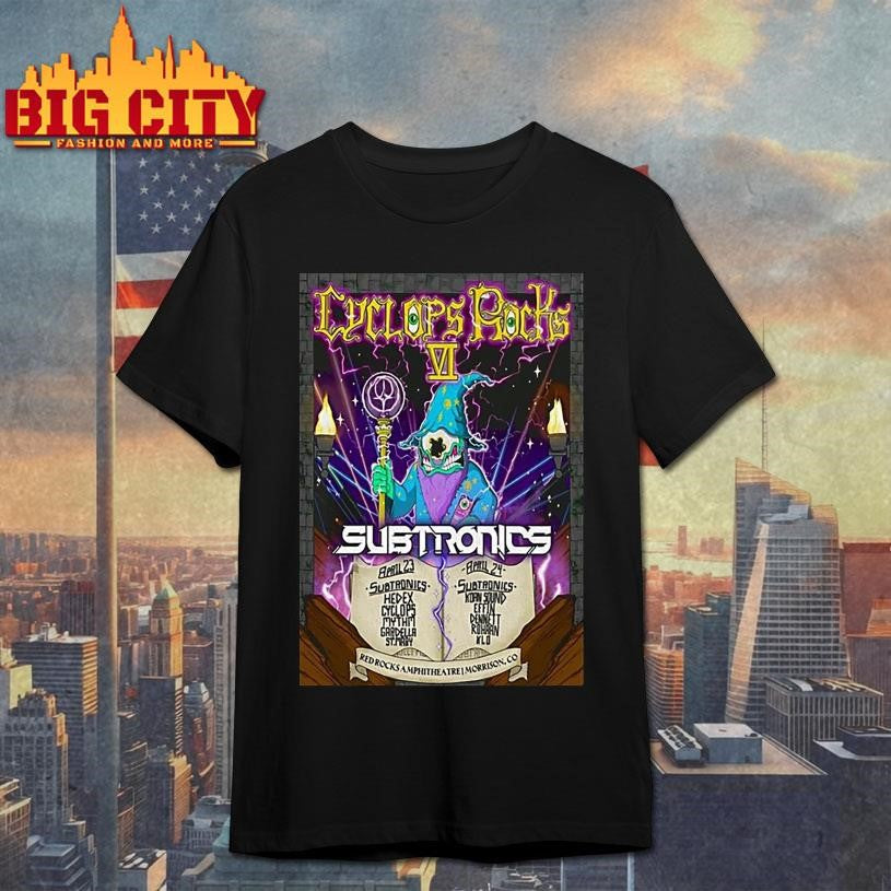 Cyclops Rocks At Red Rocks Amphitheatre On April 23 24 2026 Shirt