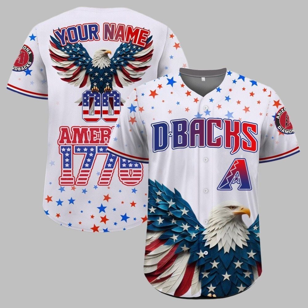 D-backs Independence Day Baseball Jersey 2025 - Grishko.com T-Shirts, Hoodie, Sweatshirt | WearSparks.com (Image 1)