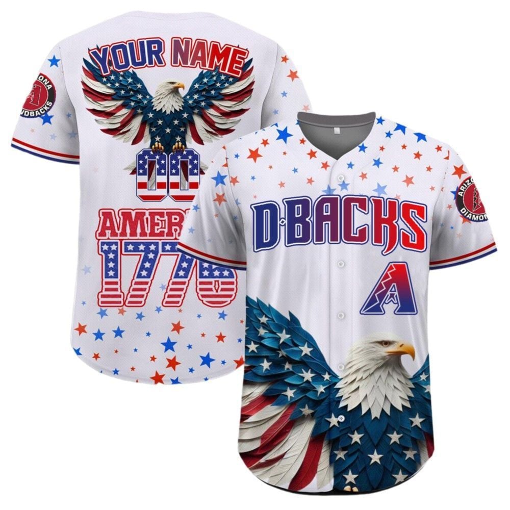 D-backs Independence Day Baseball Jersey 2025 - Grishko.com T-Shirts, Hoodie, Sweatshirt | WearSparks.com (Image 2)