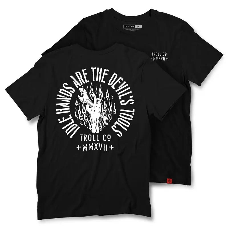 DEVIL'S HAND TEE, WORK T-SHIRT, FOR LABOR DAY Hoodie, Sweatshirt | WearSparks.com