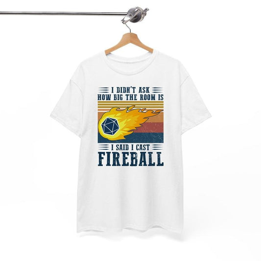 DM I Cast Fireball Shirt, DND Dragon, Dungeons and Dragons Shirt, Dungeon Master Wizard Joke Retro Funny Art Drawing...