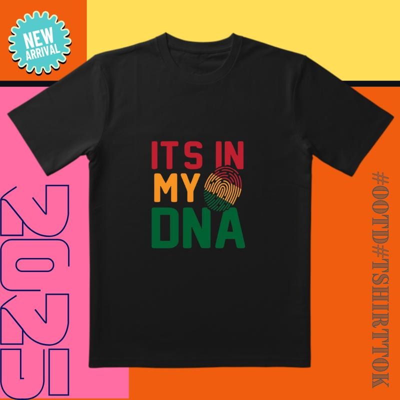 DNA Sequence Tee| Multi-Scene Styling | 'It's in My DNA' Trendy Statement Hoodie, Sweatshirt | WearSparks.com
