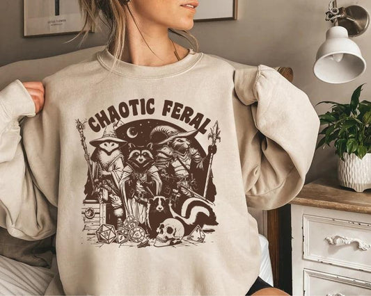 DND ALIGNMENT SHIRT: Chaotic Feral, Chaotic Lawful Neutral, dnd shirt, neutral, lawful, dungeons and dragons shirt, dnd...