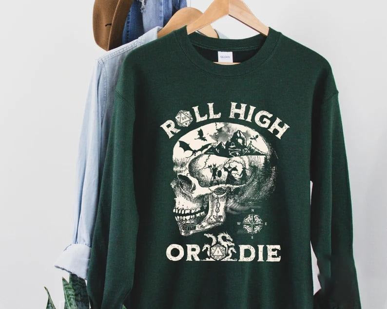 DND SWEATSHIRT, Dungeons and Dragons sweatshirt, D&D sweater, Dnd sweatshirt men, Dungeon Master sweatshirt, Dm...