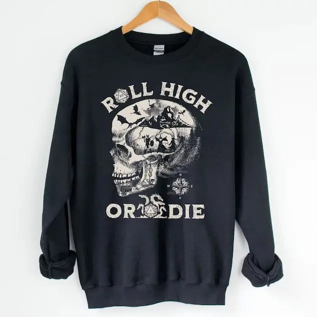 DND SWEATSHIRT, Dungeons and Dragons sweatshirt, D&D sweater, Dnd sweatshirt men, Dungeon Master sweatshirt, Dm...