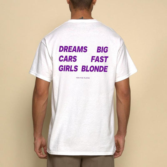 DREAMS BIG. CARS FAST. GIRLS BLONDE Shirt, Funny Tee, Mens Streetwear Hoodie, Sweatshirt | WearSparks.com