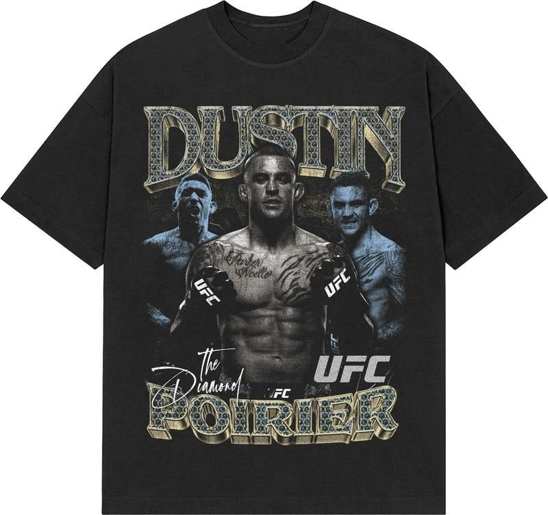 DUSTIN POIRIER TEE, Poirier Boxing T-shirt, Poirier Boxer Tee, Dustin Poirier Sports Shirt, UFC Sports Shirt, UFC Sport...