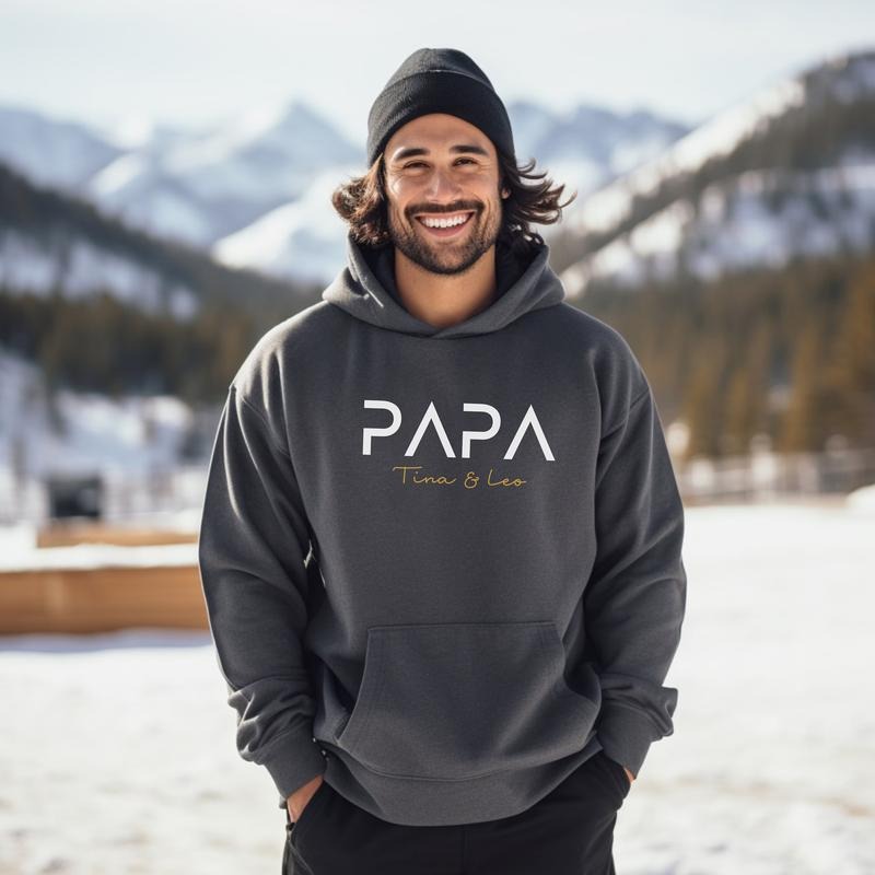 Dad Hoodie Personalized with Name, Father T-Shirt Gift, Expecting Dad Announcement, Father's Day Gift, Cool Dad...