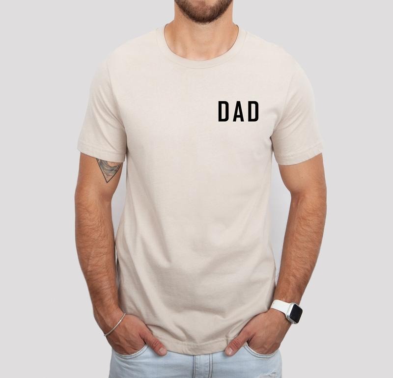 Dad Pocket Tshirt Gift For Father's Day Daddy Gift From Kids New Dada Shirt For Hospital Birthday Gifts For Papa...