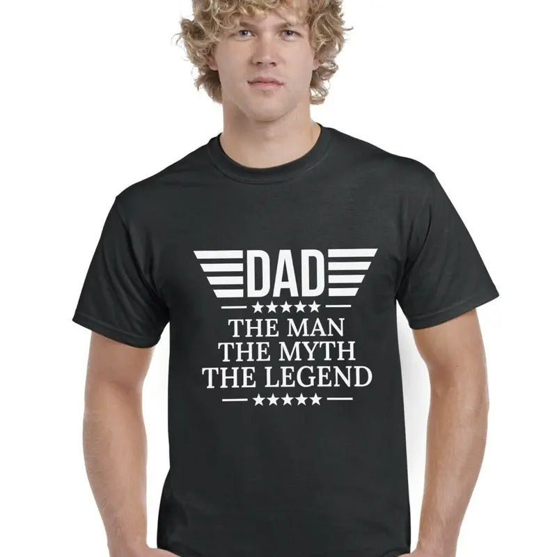 Dad The Man The Myth The Legend Adults T-shirt Men Daddy Father Tee Top  sweater and hoodie Sweatshirt | WearSparks.com