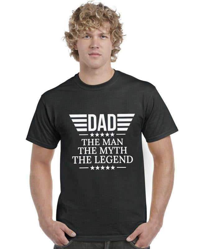 Dad The Man The Myth The Legend Adults T-shirt Men Daddy Father Tee Top Hoodie, T-shirt and sweater Sweatshirt
