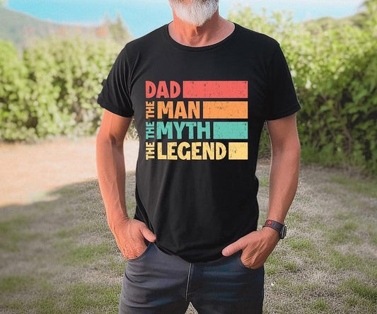 Dad The Man The Myth The Legend Father's Day Shirt, Dad T-Shirt Sweatshirt, Dad Gifts,Trendy Daddy Shirt, Father's Day...
