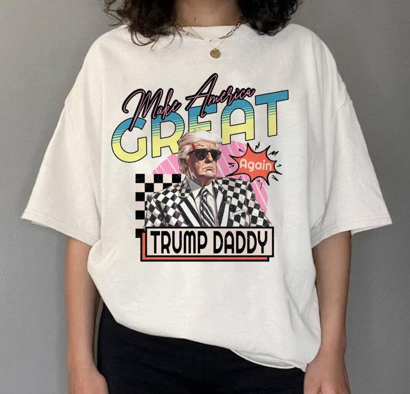 Daddy's Home Shirt, Trump 2024 Shirt, Republican Gift, 2024 Trump Shirt Top Womenswear Hoodie, Sweatshirt | WearSparks.com