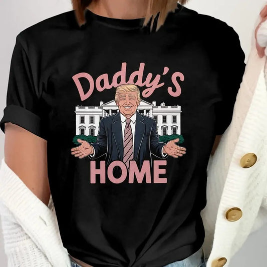 Daddy's Home Trump T-shirt, Funny Trump 2024 Shirt, Republican Gift, President 2024 Shirt Funny Trump Unisex Crewneck...