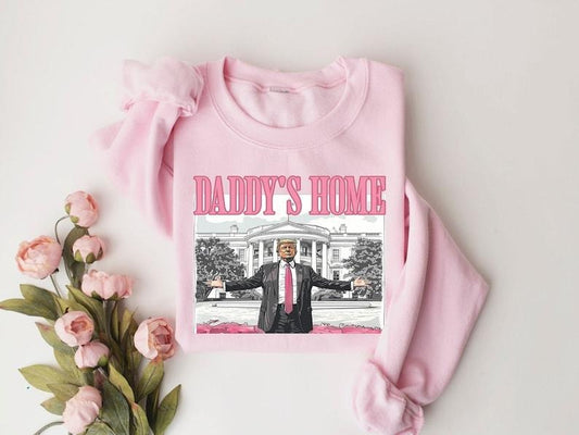 Daddys Home Shirt, White House Trump 2024 Shirt, Get In Losers Shirt, Trump Sweatshirt, Republican Sweatshirt, Political ...