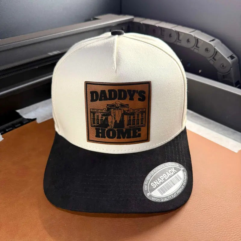 Daddys Home Suede Bill Snapback T-Shirts, Hoodie, Sweatshirt | WearSparks.com