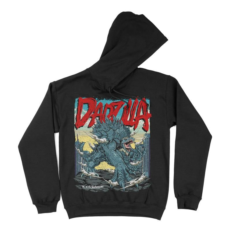 Dadzilla - Premium Fleece Hoodie, Super Soft Hoodie, Monster Hoodie Pull Over T-Shirts, Sweatshirt | WearSparks.com