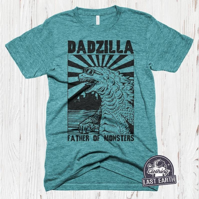 Dadzilla T-Shirt Father Day Gifts for Dad Funny Papa Tshirt Cool Daddy Dinosaur Tee style 02 Hoodie, Sweatshirt