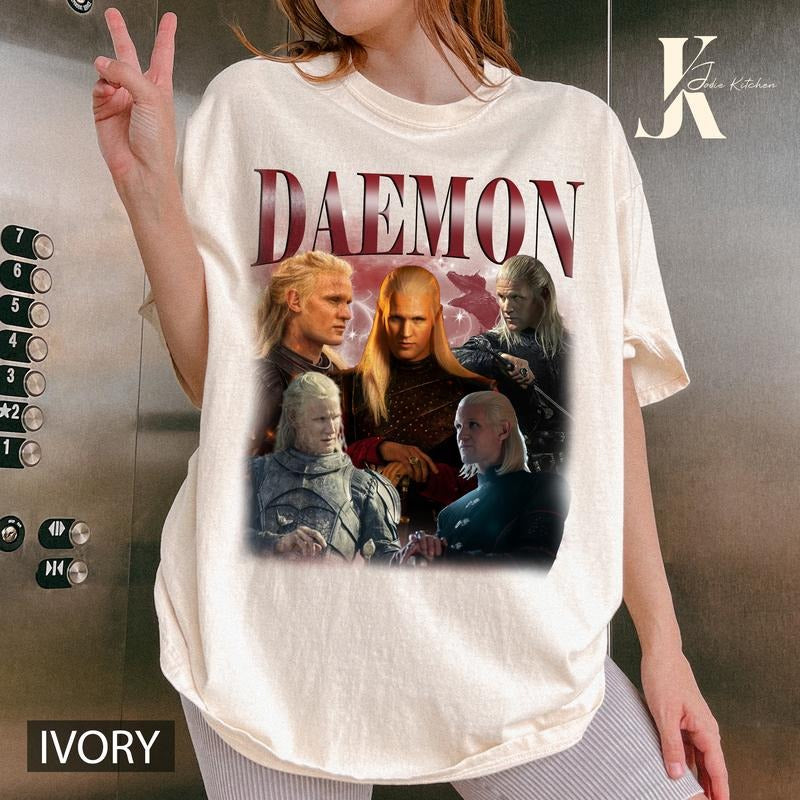 Daemon Targaryen Comfort Colors Shirt, House of the Dragon Shirt, Targaryen House Shirt, House of the Dragon Season 2,...