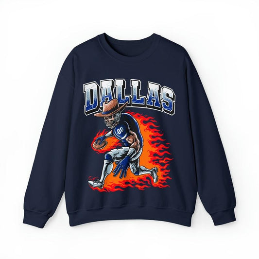 Dallas Football Sweatshirt, Dallas Graphic Sweatshirt, Dallas Crewneck Fans Sweatshirt T-Shirts, Hoodie | WearSparks.com