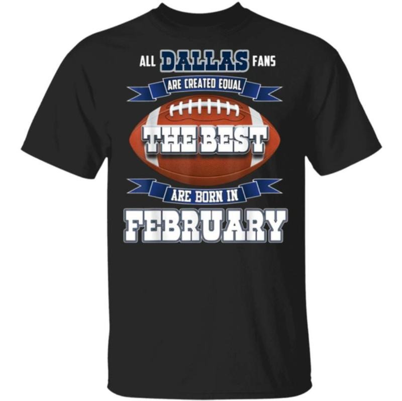 Dallas Vintage Football T-Shirt Mens February Birthday T-Shirt Dallas Cowboys Unisex T-Shirt Menswear Top Hoodie, Sweatshirt