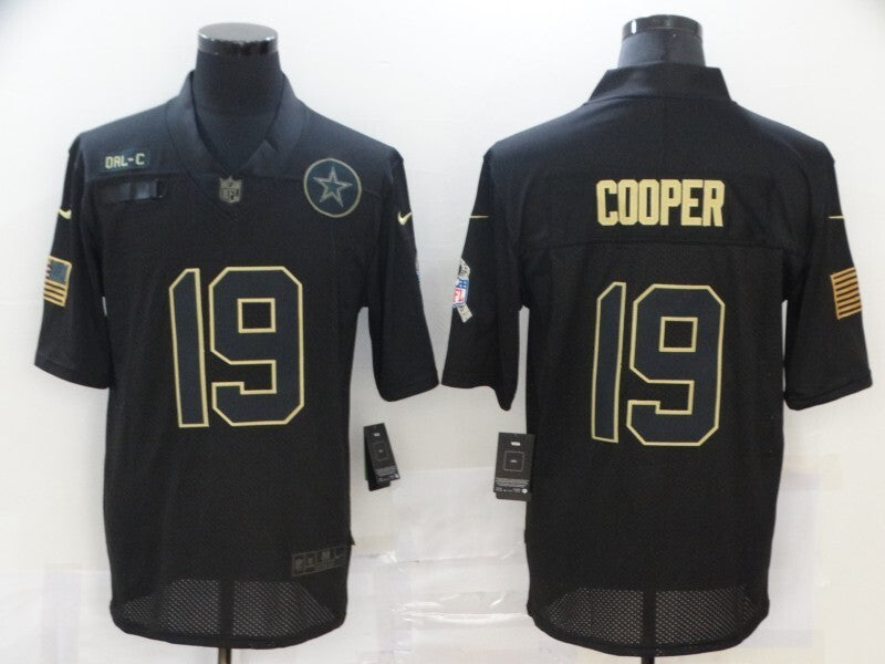 Dallas Cowboys #19 Amari Cooper 20 New Black Salute 515