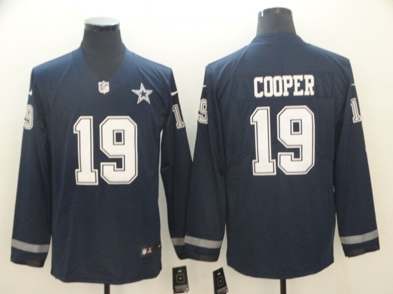 Dallas Cowboys #19 Amari Cooper Long Sleeve 096