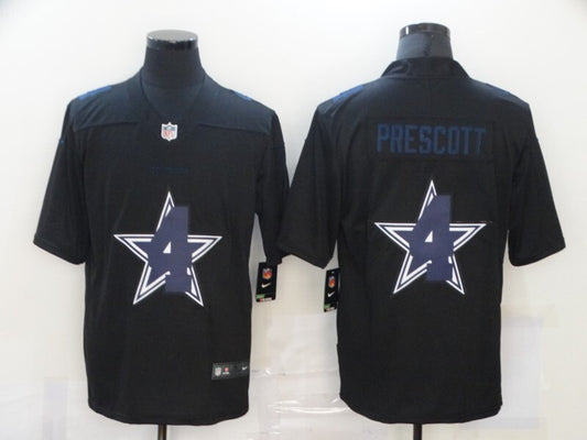 Dallas Cowboys #4 Dak Prescott Black Shadow 806