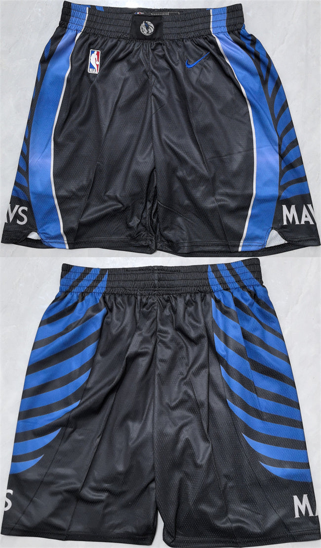 Dallas Mavericks Black Shorts