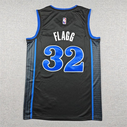 Dallas Mavericks #32 Cooper Flagg 25 Mavericks 32 Black City Edition Style 1