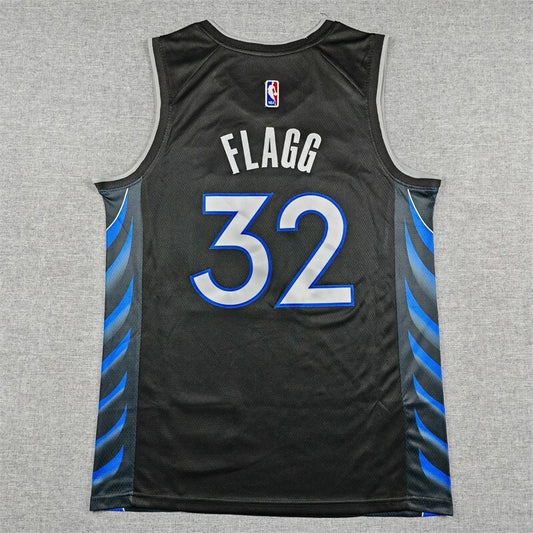 Dallas Mavericks #32 Cooper Flagg 26 Mavericks 32 Black City Edition Style 1