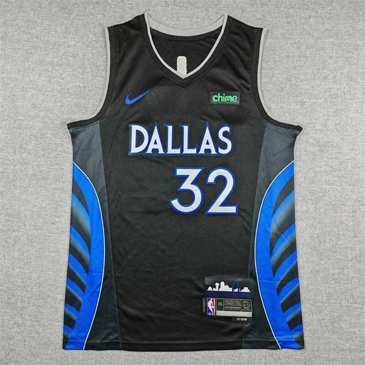 Dallas Mavericks #32 Cooper Flagg 26 Mavericks 32 Black City Edition Style 2