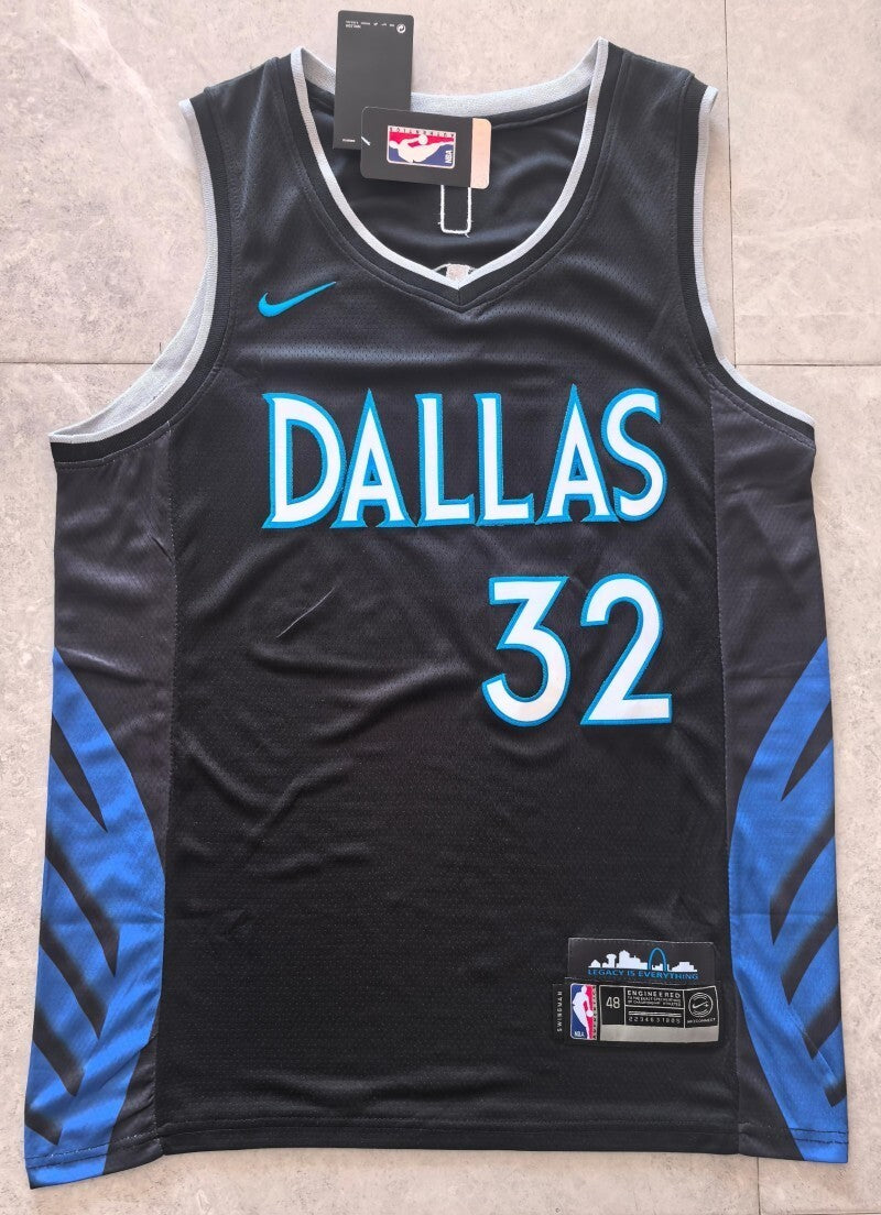 Dallas Mavericks #32 Cooper Flagg Mavericks 32# City Edition Black Jersey Style 2