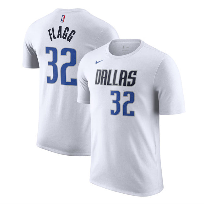 Dallas Mavericks #32 Cooper Flagg White 2025 Draft First Round Pick Association