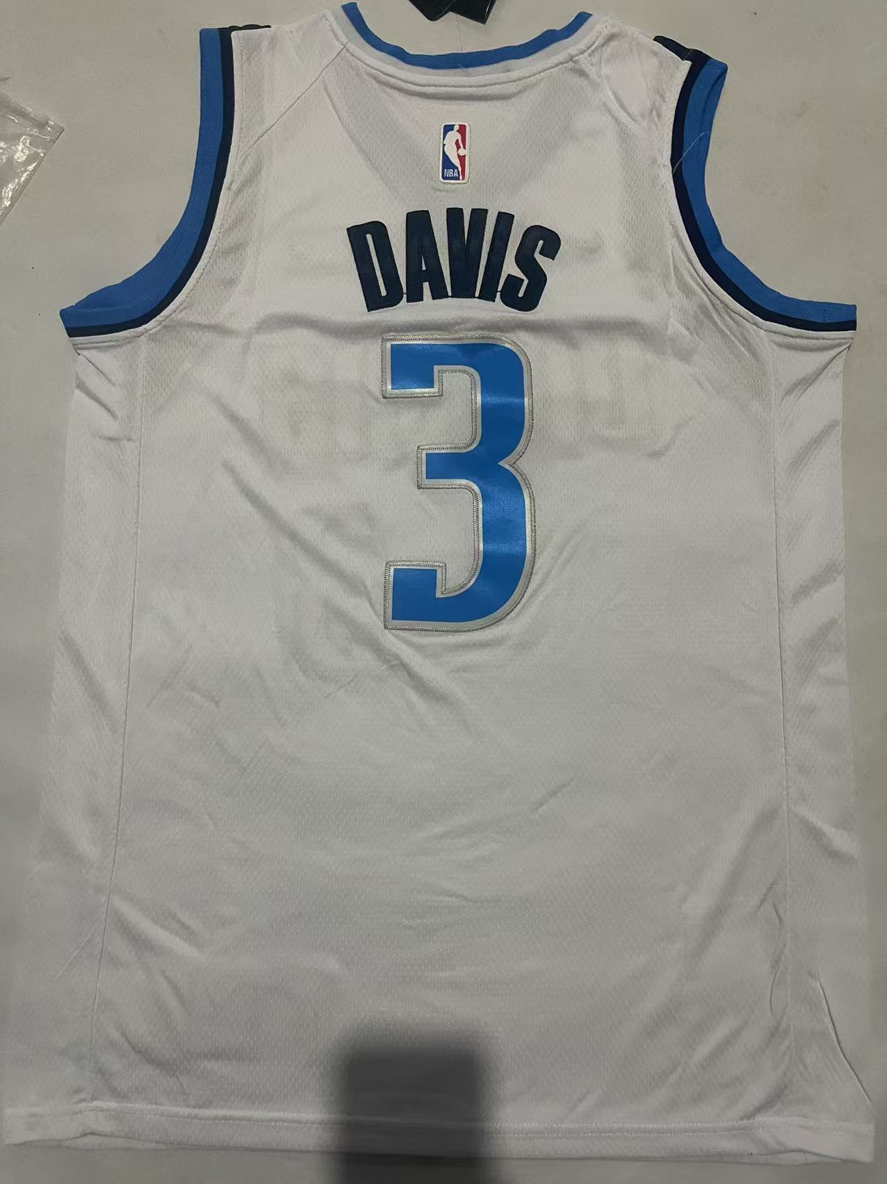 Dallas Mavericks #3 Anthony Davis 25 Mavericks 3 # White Style 1