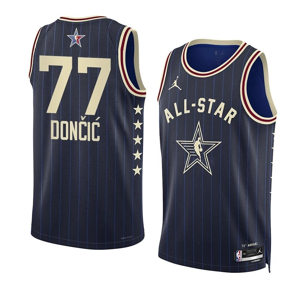 Dallas Mavericks #77 Luka Doncic 2024 NBA All-Star Swingman Jersey Style 2
