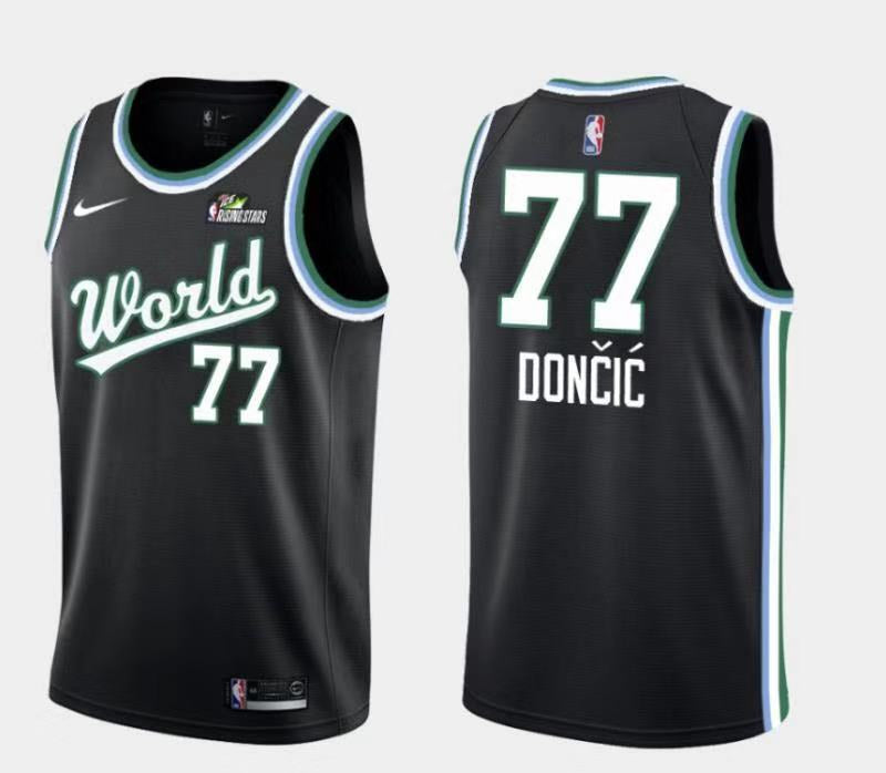 Dallas Mavericks #77 Luka Doncic Mavericks 77 All-Star Jersey