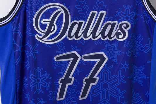 Dallas Mavericks #77 Luka Doncic Mavericks 77 Edition Jersey Style 1