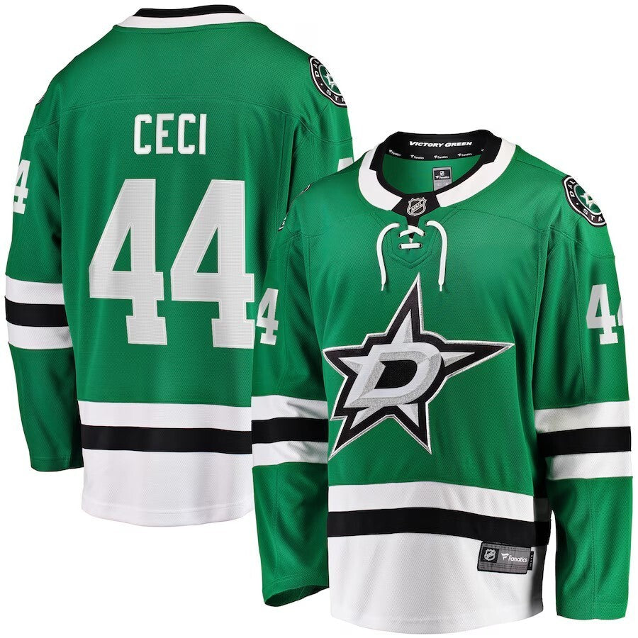 Dallas Stars #44 Cody Ceci Home Breakaway Jersey - Kelly Green